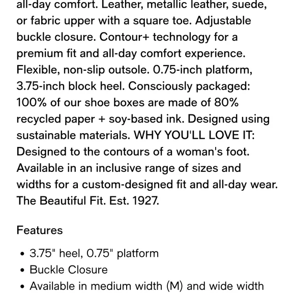 Naturalizer Women's Joy Square Toe Ankle Strap Dress Sandals In LIGHT BRONZE - Picture 6 of 13